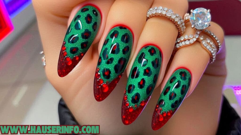 hausers ladies winter leopard nails show